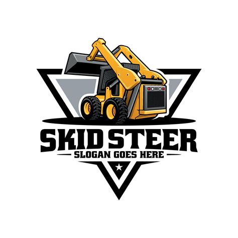 mustang skid steer vector logo|skid steer logo clipart.